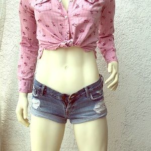 Low rise hollister shorts